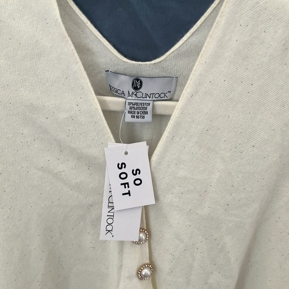 Jessica McClintock Cream/Gold glitter sparkle SHAWL with golden closing clasps- - Picture 15 of 16